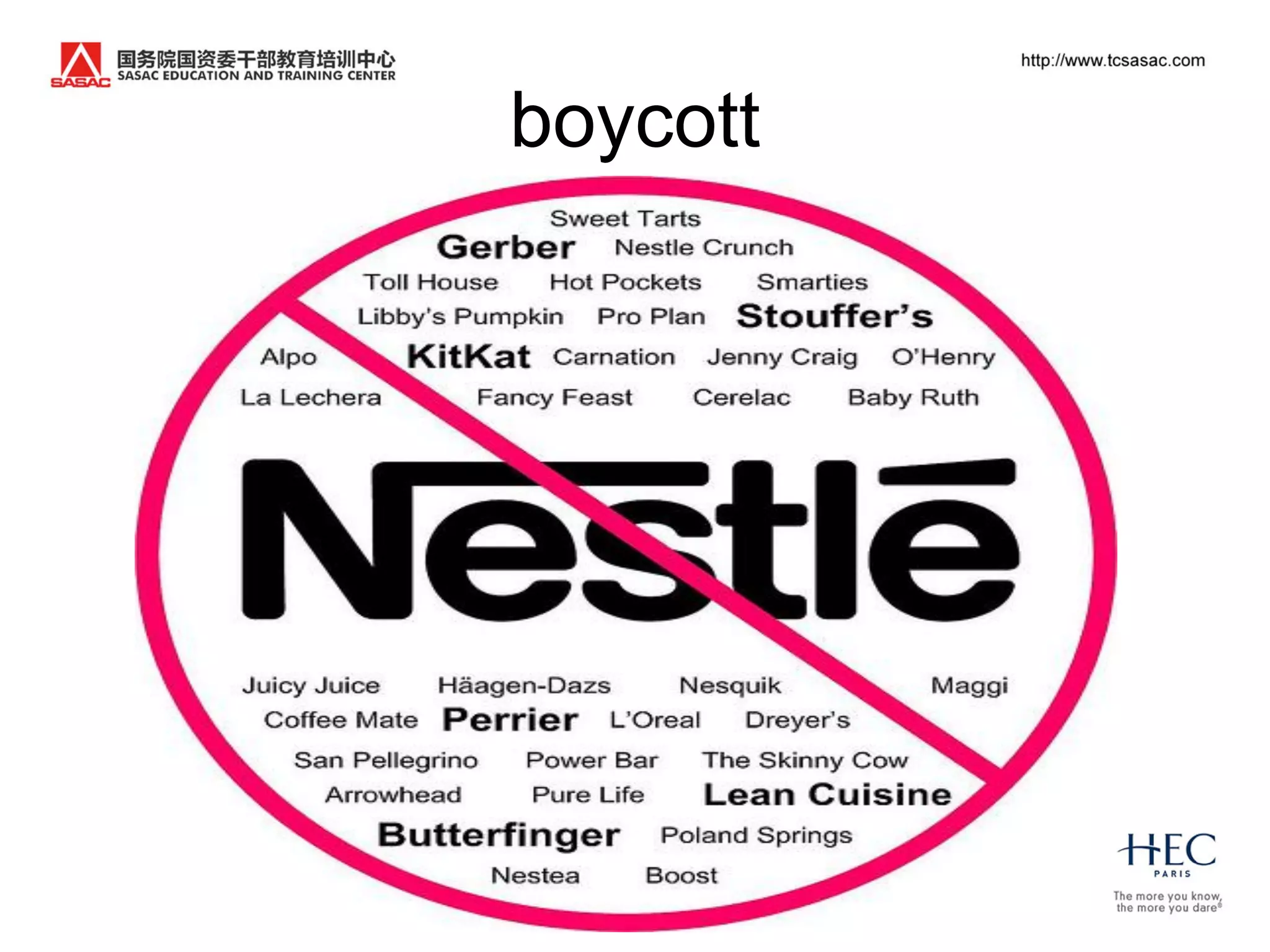 boycott
 