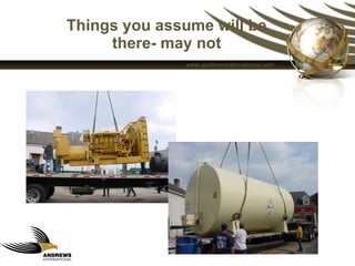 Things you assume will be there- may not 