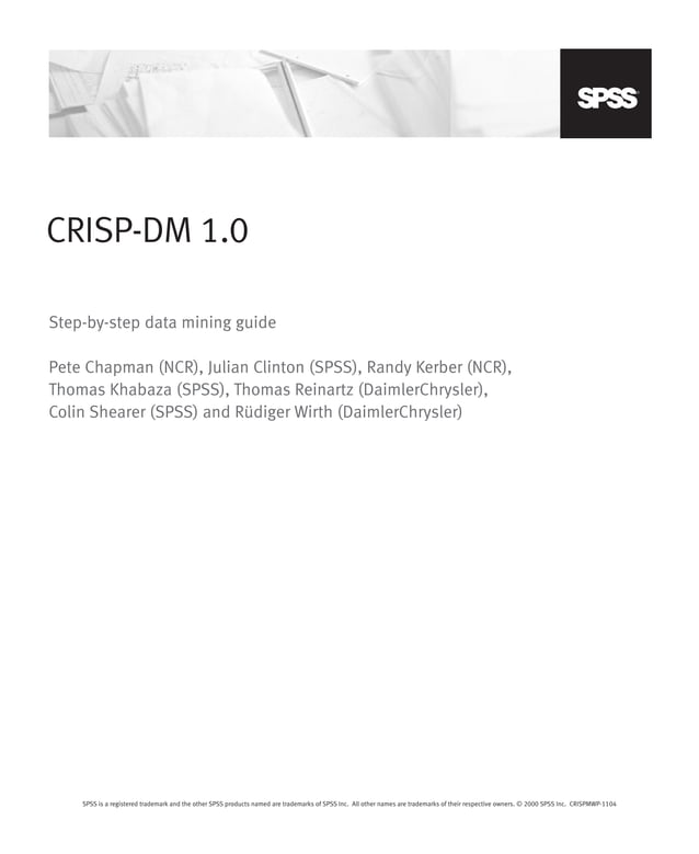 Crisp dm | PDF | Computer Software and Applications | Computing