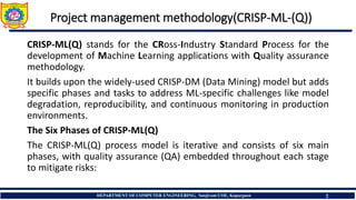 CRoss-Industry Standard Process for the development of Machine Learning ...