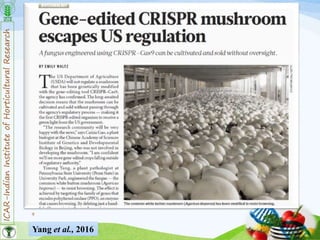 ICAR-IndianInstituteofHorticulturalResearch
9
Yang et al., 2016
 