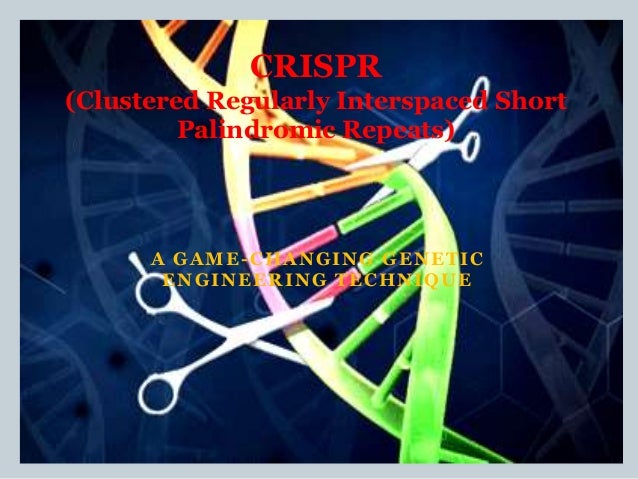 Clustered Regularly Interspaced Short Palindromic Repeats (CRISPR)