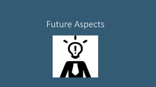 Future Aspects
 