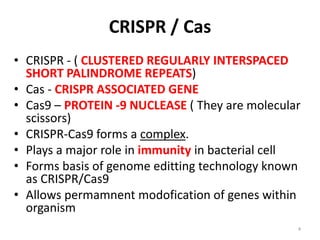 Crispr cas9 and applications of the technology | PPTX