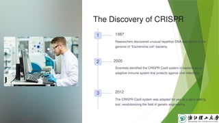 CRISPR The Genome Editing Revolution BK.pptx