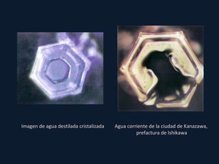 Imagen de agua destilada cristalizada Agua corriente de la ciudad de Kanazawa,  prefactura de Ishikawa 