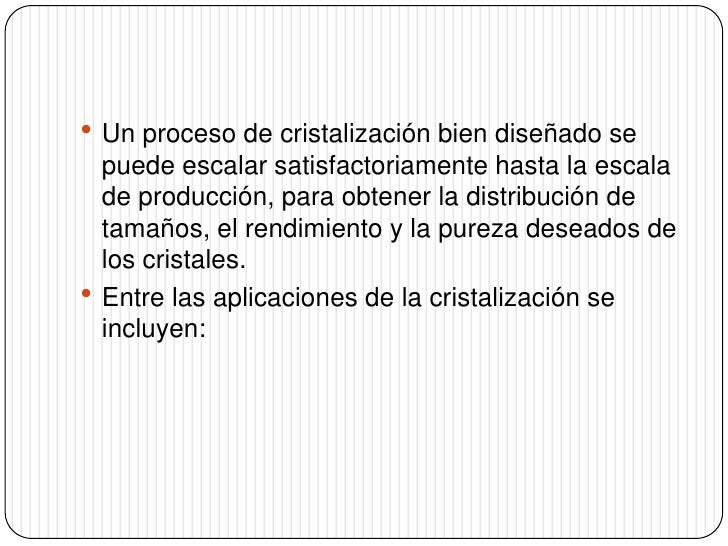 Cristalizacion