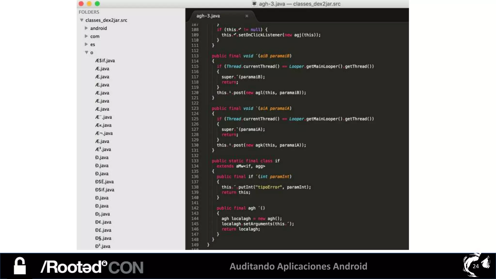 Auditando Aplicaciones Android 24
 