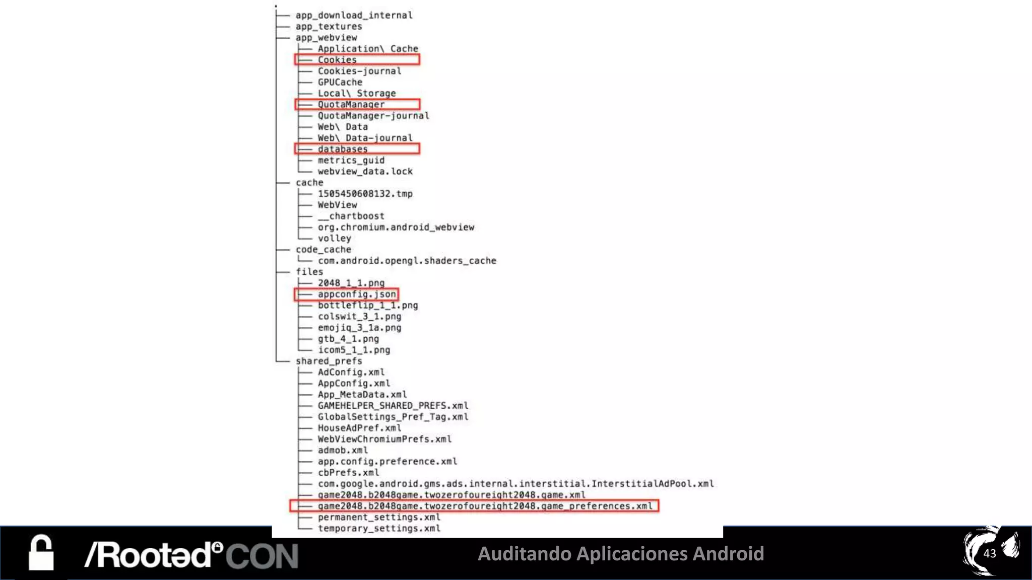Auditando Aplicaciones Android 43
 