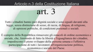Articolo n.3 della Costituzione Italiana
 