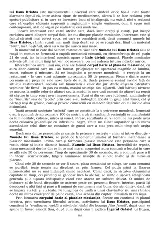 lui Iisus Hristos este medicamentul universal care vindecă orice boală. Este foarte 
alarmant faptul că, între atâtea tipuri de medicamente, cărora li se face reclamă prin 
spoturi publicitare şi în care se investesc bani şi inteligenţă, nu există nici o reclamă 
care să explice eficienţa supremă a rugăciunii - simpla rugăciune, cum îi spun unii 
contemporani, atât de siguri pe realizările erei moderne. 
Foarte interesant este cazul ateilor care, dacă sunt drepţi şi curaţi, pot începe 
curăţirea aurei dinspre corpul fizic, iar nu dinspre plasele mesianice. Interesant este şi 
faptul că ateii (mai corect spus, cei care se consideră atei), dacă pronunţă numele lui 
Iisus Hristos, rămân curaţi mai mult timp decât cei ce se roagă des; fiind un material 
"brut", încă neşlefuit, ateii au o inerţie aurică mai mare. 
În momentul în care doi oameni rostesc cu voce tare Numele lui Iisus Hristos sau se 
roagă în comun se formează o cupolă mesianică comună, cu circumferinţa de cel puţin 
21 de paşi, iar în interiorul acesteia apare o linie divină comună. Plasele mesianice 
activate cât mai mult timp într-un loc oarecare, permit arderea tuturor noxelor aurice. 
Interacţiunea aurei unui om, care are format corpul haric al plaselor mesianice, cu 
aura altor oameni care nu-l au format, prilejuieşte un spectacol magnific de lumină, 
sunet, culoare şi mirosuri. Să ne imaginăm o petrecere mondenă - o recepţie la un 
restaurant - la care sunt adunate aproximativ 50 de persoane. Fiecare dintre aceste 
persoane are propriile sale noxe lipite de aură. Unele persoane resimt invidie faţă de 
situaţia vestimentară, socială sau financiară a celor din jur. Altele afişează ostentativ 
veşminte "de firmă", în pas cu moda, maşini scumpe sau bijuterii. Unii bărbaţi râvnesc 
pe ascuns la soţiile celor de alături sau la modul în care unii oameni de afaceri au reuşit 
să câştige în timp scurt averi impresionante. Sunt şi din cei care jubilează, amintindu-şi 
de "tunurile" sau de "ţepele" prin care s-au îmbogăţit. Există în grup atât femei, cât şi 
bărbaţi roşi de gelozie, care-şi privesc comesenii cu zâmbete făţarnice ori cu invidie abia 
disimulată. 
Toată această societate "selectă" care se constituie la o petrecere mondenă, formează 
o aură comună de aproximativ 100 de metri, a cărei rezultantă vectorială se manifestată 
ca luminozitate, culoare, miros şi sunet. Firesc, rezultanta aurei comune nu poate avea 
decât culoarea gri-cenuşie cu inflexiuni negre, emite un sunet supărător şi un miros 
asemănător celui dintr-un container de gunoi care a stat prea mult timp sub arşiţa 
soarelui. 
Dacă una dintre persoanele prezente la petrecere rosteşte - chiar şi într-o discuţie - 
Numele lui Iisus Hristos, se produce fenomenul uimitor al formării instantanee a 
plaselor maesianice. Prima care-şi formează plasele mesianice este persoana care a 
rostit, chiar şi într-o discuţie banală, Numele lui Iisus Hristos. Incredibil de repede, 
plasa mesianică devine din ce în ce mai mare, acoperind aura comună a locului în care 
se află cele 50 de persoane. Timp de aproximativ 30 de secunde, aura comună pare a fi 
în flăcări: scurt-circuite, fulgere luminoase însoţite de sunete înalte şi de mirosuri 
plăcute. 
Când cele 30 de secunde se vor fi scurs, plasa mesianică se stinge, iar aura comună 
se purifică: toate noxele au dispărut ca prin farmec. Cel puţin până la lăsarea 
întunericului nu se mai întâmplă nimic neplăcut. Chiar dacă, în virtutea obişnuinţei 
căpătate în timp, cei prezenţi se gândesc încă la ale lor, se simte o uşoară stânjeneală 
generală şi o uşoară indispoziţie când este atacat un subiect delicat. O umbră de 
înviorare şi de bună dispoziţie se aşterne peste cei prezenţi; fiecare, interior, parcă îşi 
descoperă o altă faţă şi pare a fi animat de sentimente mai bune, dornic, dintr-o dată, să 
se împace cu toţi şi cu toate. Pe lungimea de undă a unui clarvăzător nu mai rămâne 
decât un miros covârşitor de pâine caldă, abia scoasă din cuptor, înmuiată în vin roşu. 
Prin formarea corpului haric al plaselor mesianice, fiecare om continuă în planul 
terestru, prin exercitarea liberului arbitru, activitatea lui Iisus Hristos, participând 
conştient la "eradicarea rapidă a sămânţei răului din locuinţa fiilor femeii", după cum se 
spune în lumea eterică. Sau, după cum după cum îi explica Îngerul Gabriel lui Eugen, 
105 
 