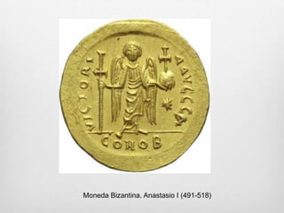 Moneda Bizantina. Anastasio I (491-518)

 
