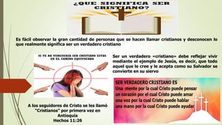 CRISTIANOS VERDADEROS O CRISTIANOS CON ENREDOS.pptx