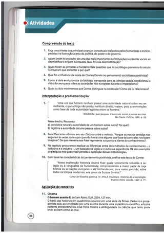 Da Ilustração ao nascimento das Ciências Sociais - Cristina Costa