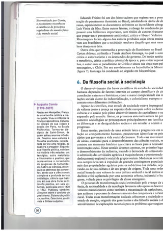 Da Ilustração ao nascimento das Ciências Sociais - Cristina Costa