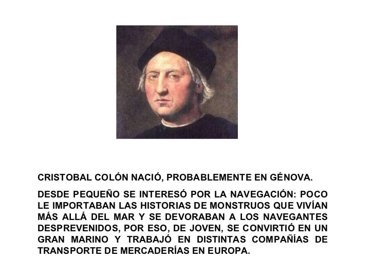 Biografia Cristobal Colon