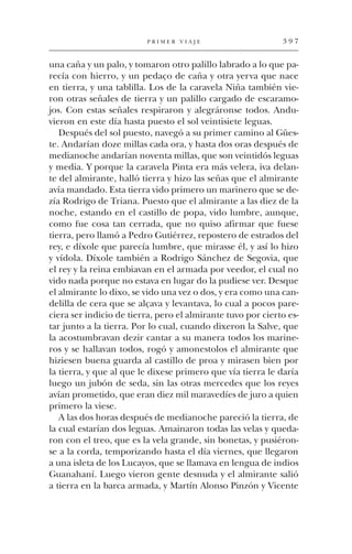 [Cristobal ColóN] Diario De Abordo Primer Viaje | PDF