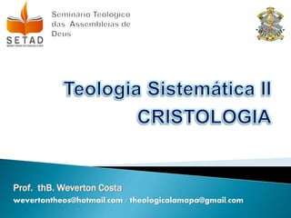 Prof. thB. Weverton Costa
wevertontheos@hotmail.com / theologicalamapa@gmail.com
 
