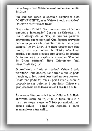 Cristo, Tudo em Todos   Thomas Watson 