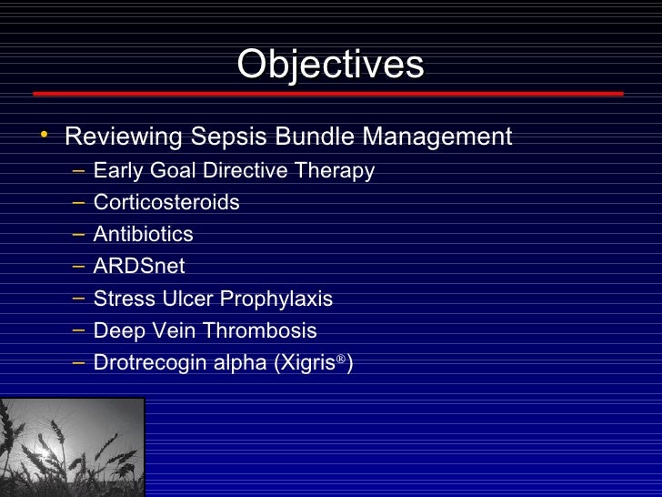 Sepsis Treatment