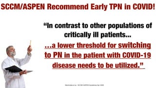 Does Parenteral
Nutrition (TPN) lead
to increased risk of
infection in ICU pts?
A. Yes
B. No
 