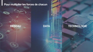 TECHNOLOGIEDATARÉSEAU
Pour multiplier les forces de chacun
 