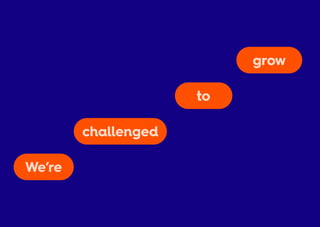 We’re
to
grow
challenged
 