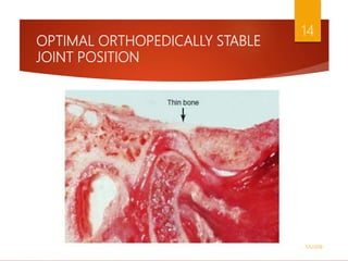 OPTIMAL ORTHOPEDICALLY STABLE
JOINT POSITION
1/5/2018
14
 