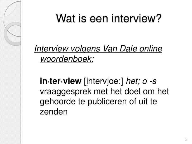 interview criteria