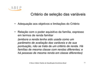 Criterio Brasil 2008