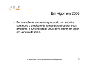 Criterio Brasil 2008