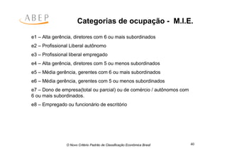 Criterio Brasil 2008