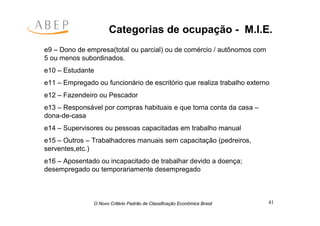 Criterio Brasil 2008