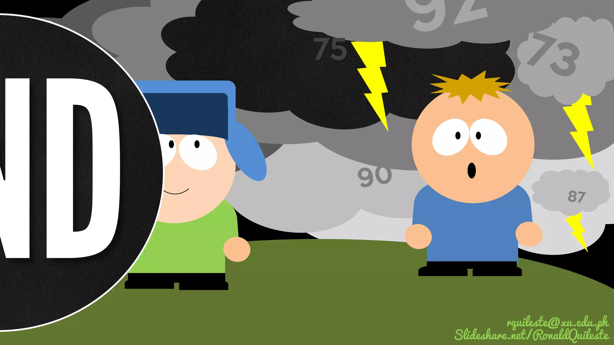 Slideshare.net/RonaldQuileste
rquileste@xu.edu.ph
75
 