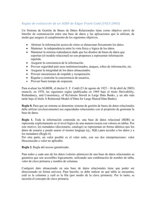 Criterios De Comparacion