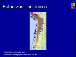 Esfuerzos TectónicosEsfuerzos Tectónicos
World Stress Map Project:
http://www-wsm.physik.uni-karlsruhe.de
 