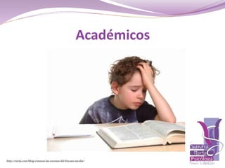 Académicos
http://recija.com/blog/conoces-las-razones-del-fracaso-escolar/
 
