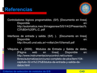 Criterios de selección de módulos de es | PPTX