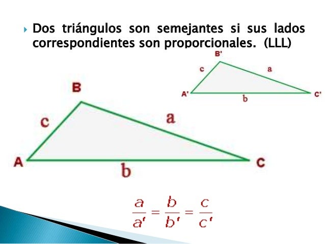 Criterios de semejanza de triángulos