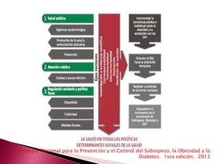 Estrategia Nacional para la Prevención y el Control del Sobrepeso, la Obesidad y la 
Diabetes. 1era edición, 2013 
 