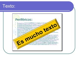 Texto:
 