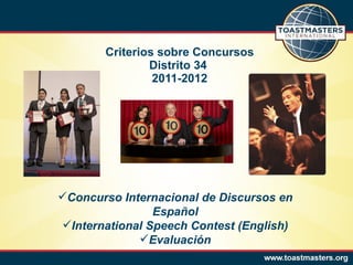 Criterios sobre Concursos Distrito 34  2011-2012 ,[object Object],[object Object],[object Object]