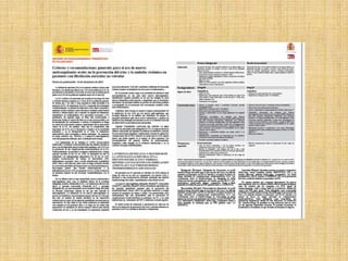 Criterios y recomendaciones