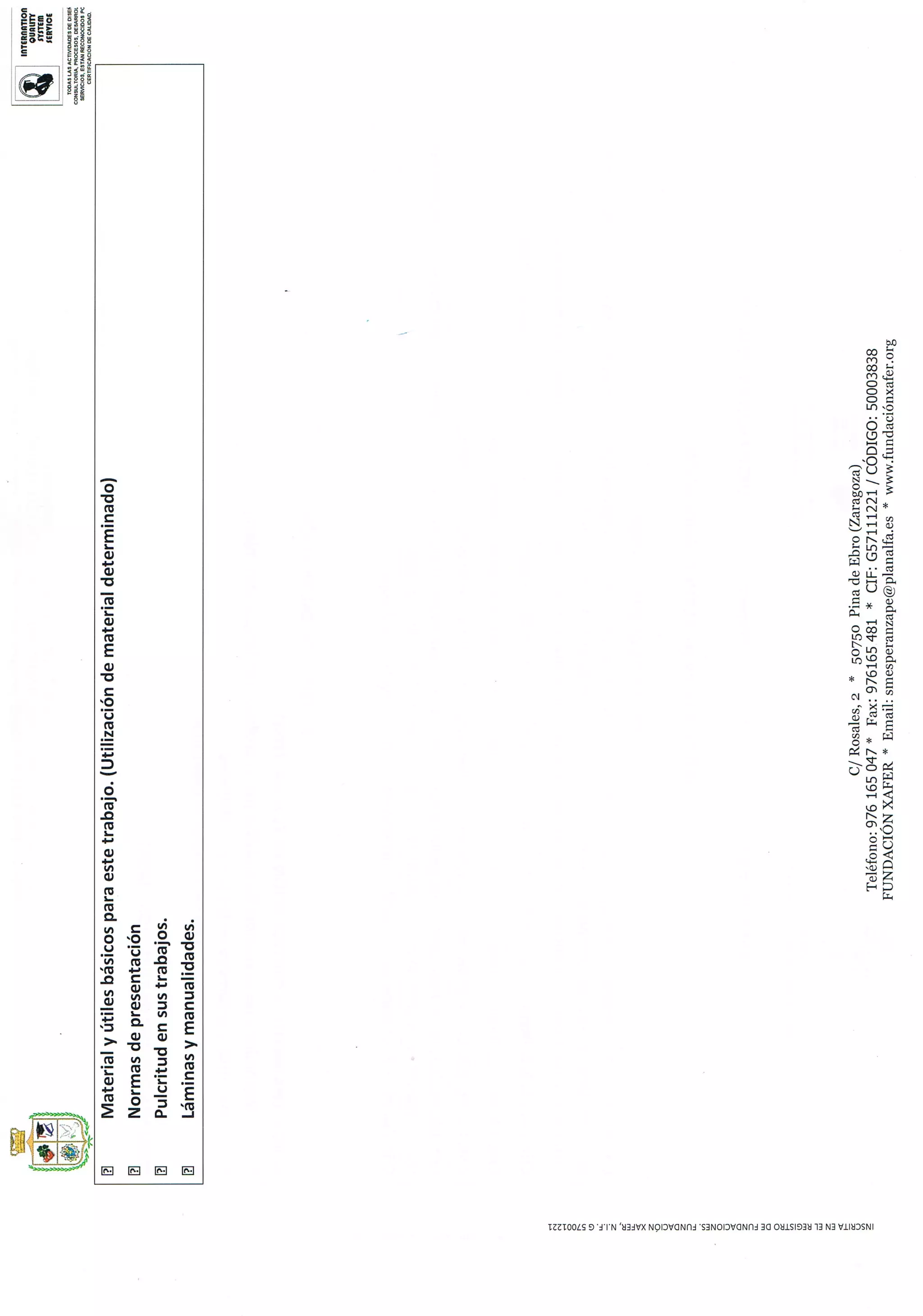 Criterios y requisitos