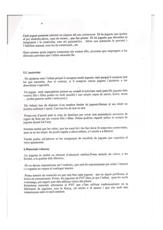 Criteris per la compra de juguets