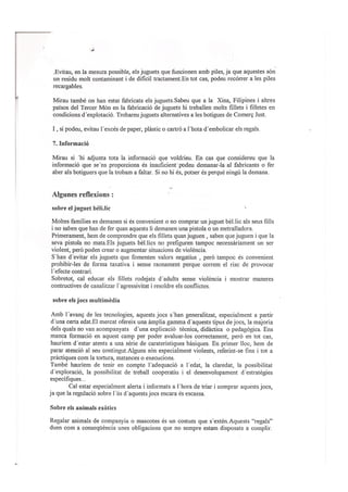 Criteris per la compra de juguets