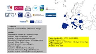 1.What is CRITHINKEDU?
2.Context
3.Objectives
4.Activities and Outputs
 