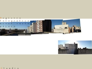 C laudio Genestar R egistro fotográfico a nivel vuelo de pájaro 