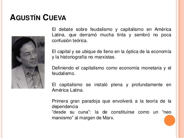 Critica de la teoria de la dependencia agustin cueva