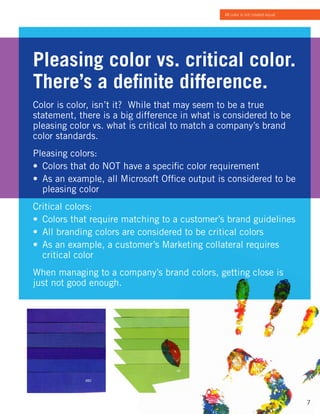 Critical color-not-all-color-is-created-equal-brochure | PDF